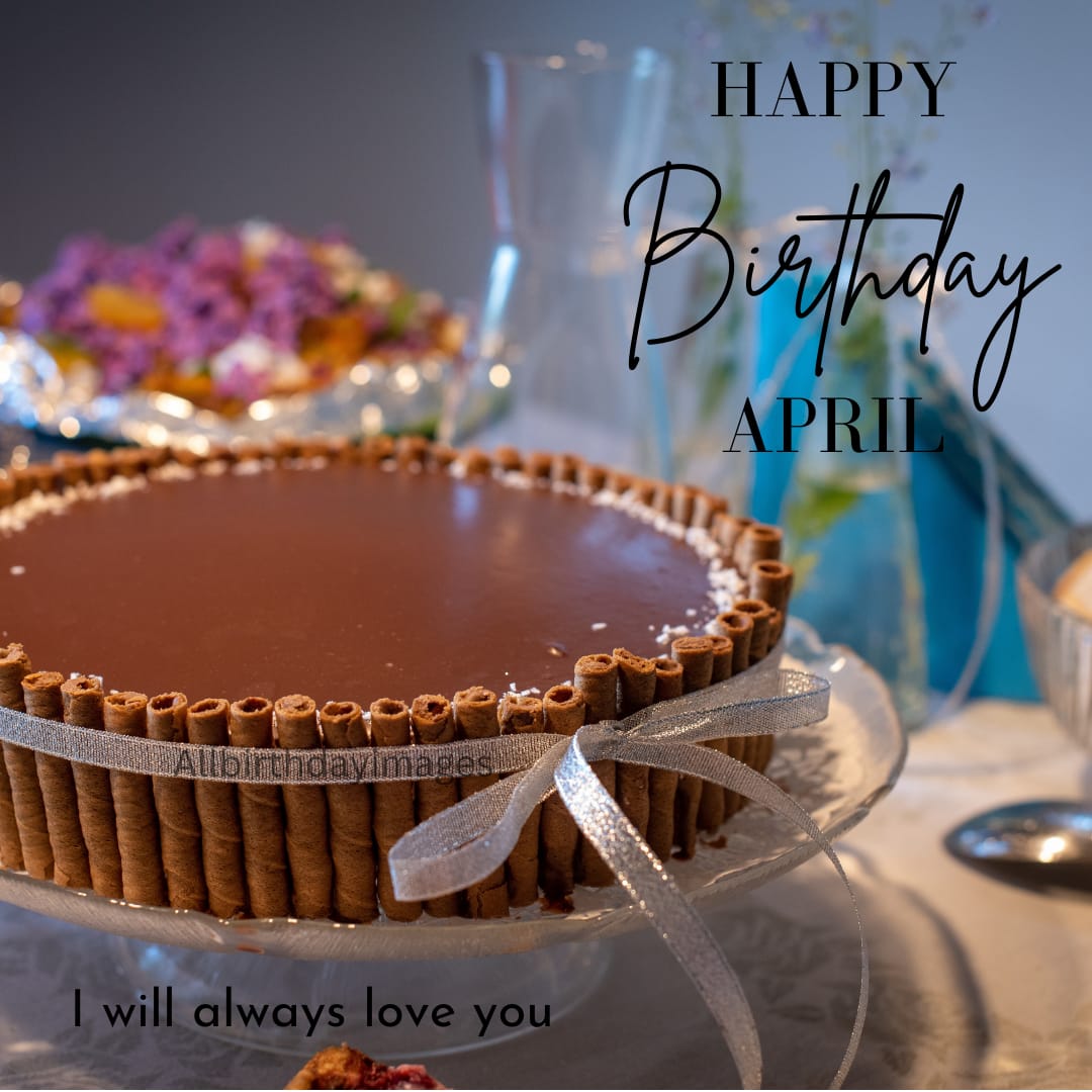 Happy Birthday April Cake Images