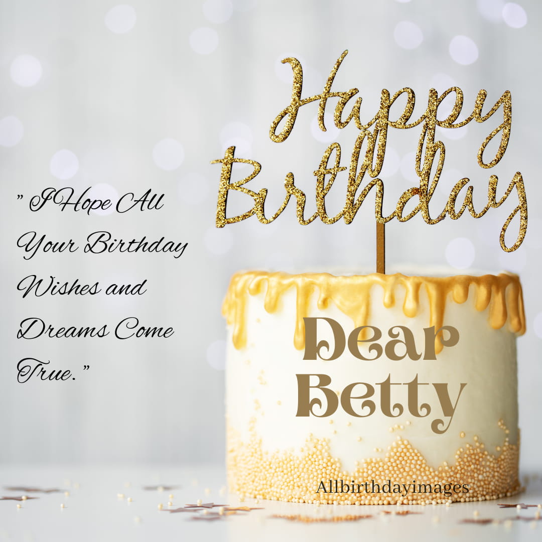 Happy Birthday Betty Cake Images
