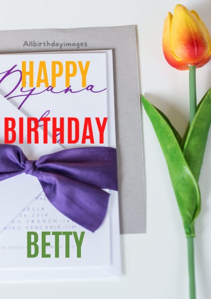 Happy Birthday Betty Cards