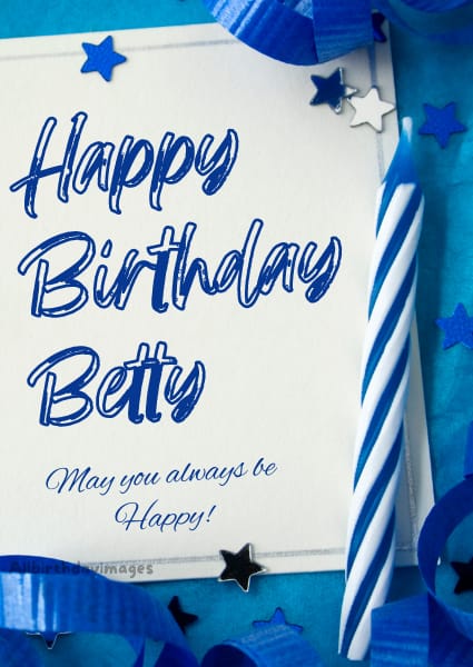 Happy Birthday Cards for Betty