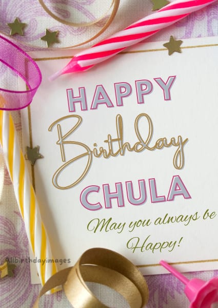 Happy Birthday Chula Cards Images