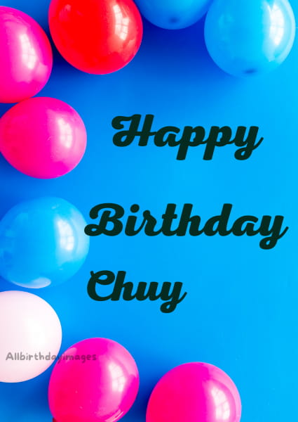 Happy Birthday Cards for Chuy