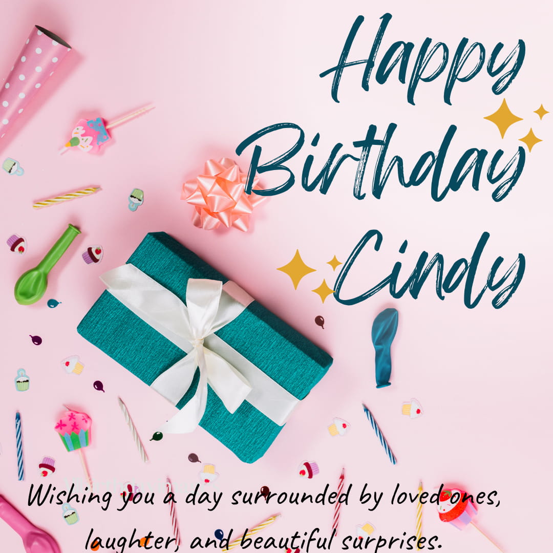 Happy Birthday Wishes for Cindy Images