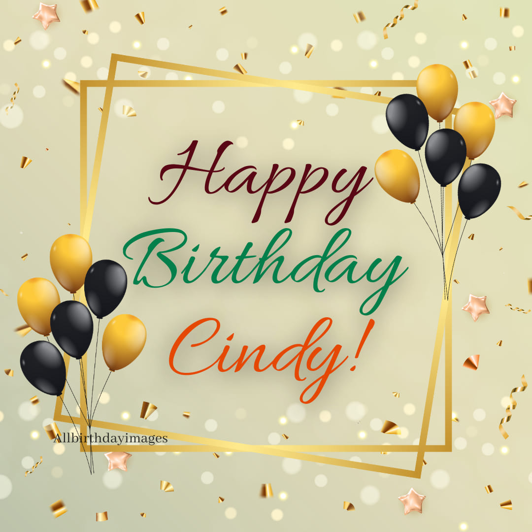 Cindy Birthday Images