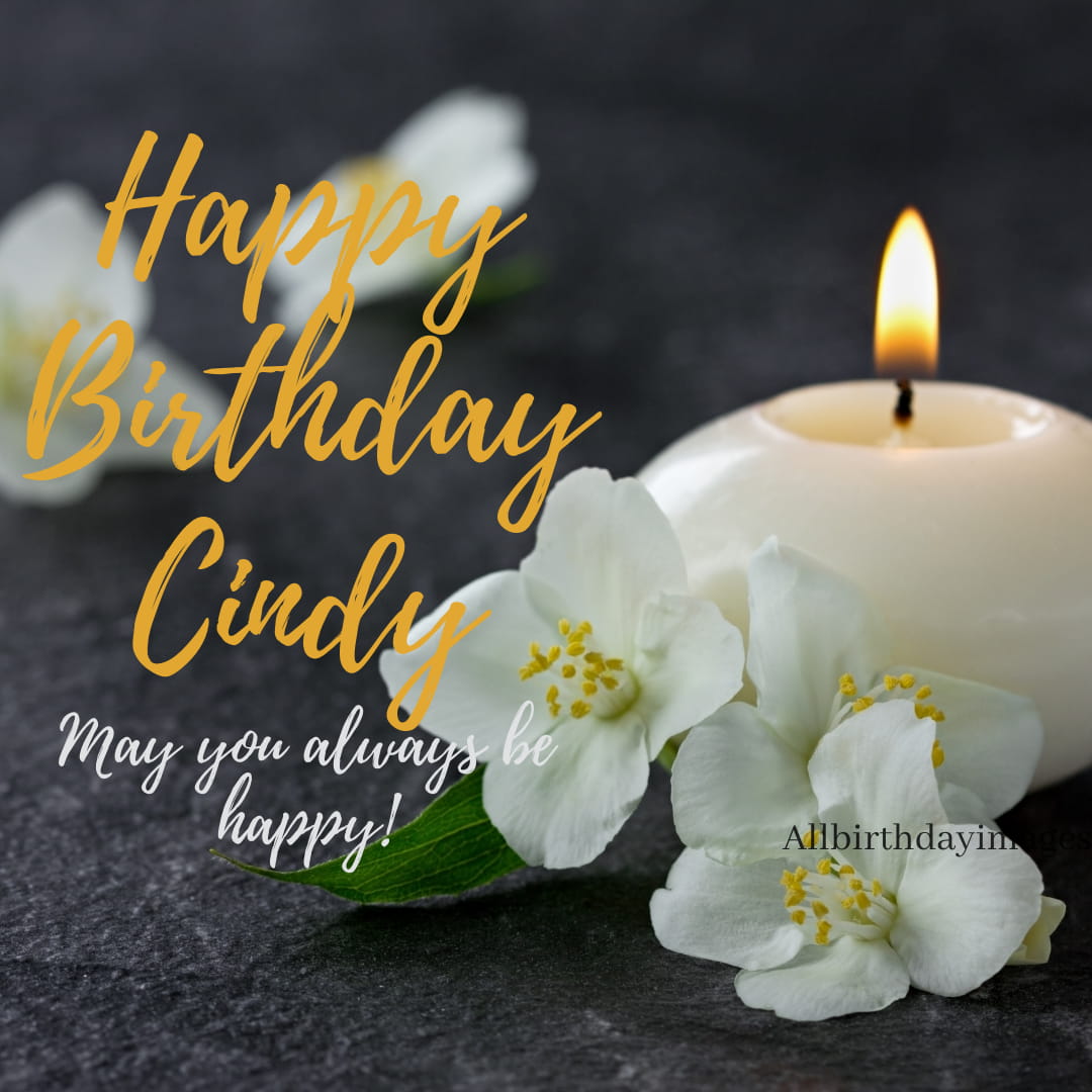 Happy Birthday Cindy Images