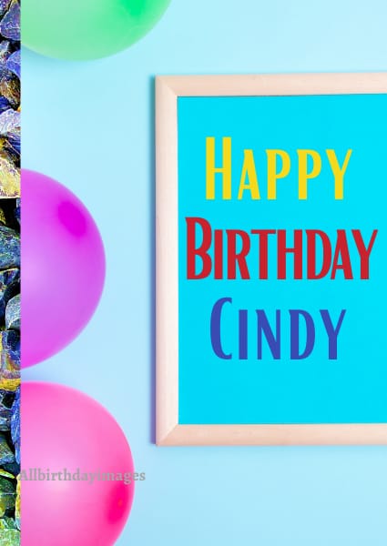 Happy Birthday Cindy Cards