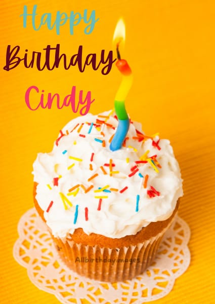 Cindy Birthday Cards