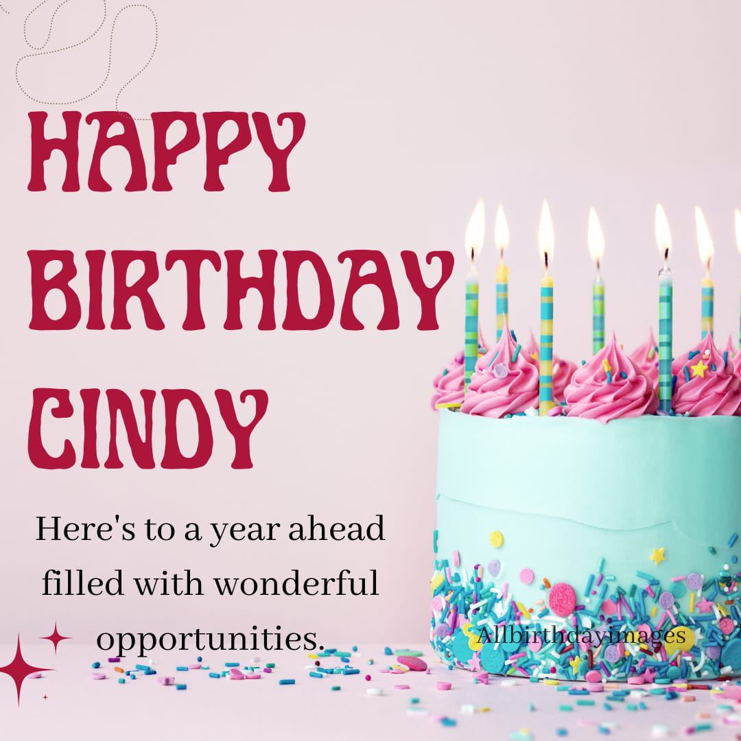 Happy Birthday Cindy Cake Images
