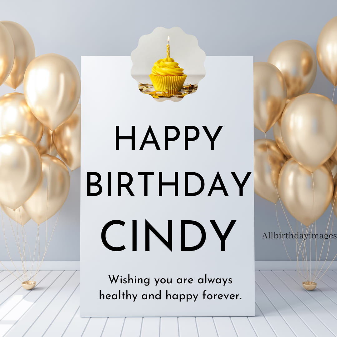Happy Birthday Wishes for Cindy