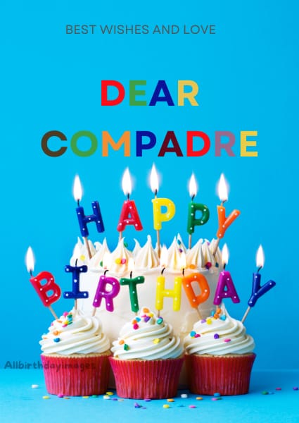 Happy Birthday Cards for Compadre