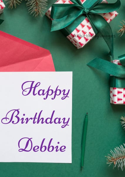 Happy Birthday Cards for Debbie