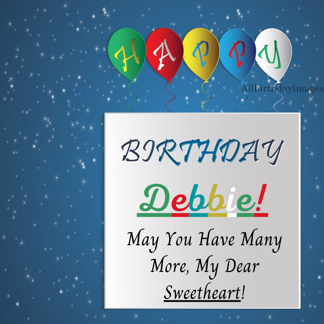 Happy Birthday Wishes for Debbie