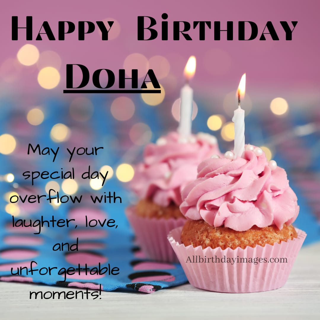 Happy Birthday Doha Cake Images