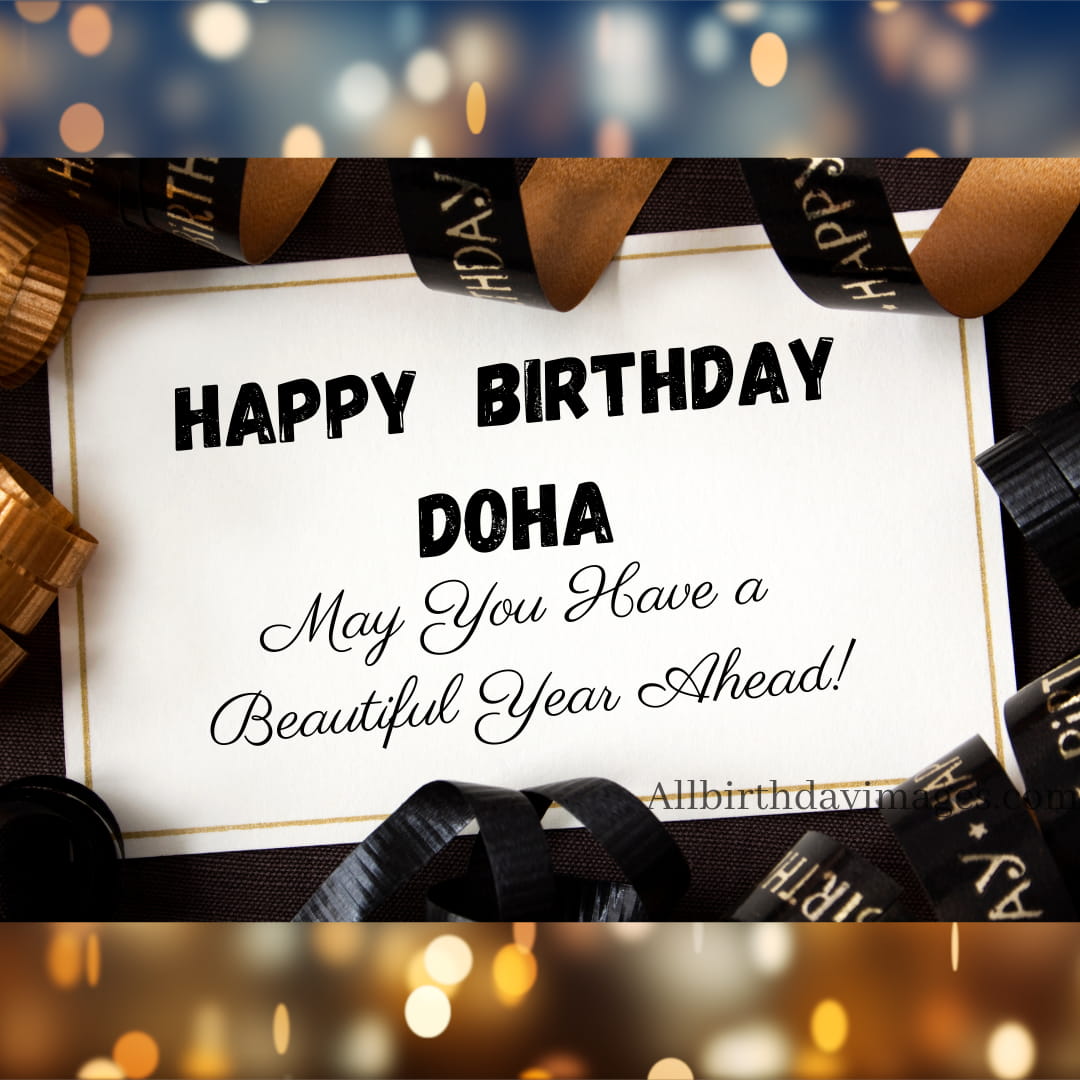Happy Birthday Doha Images