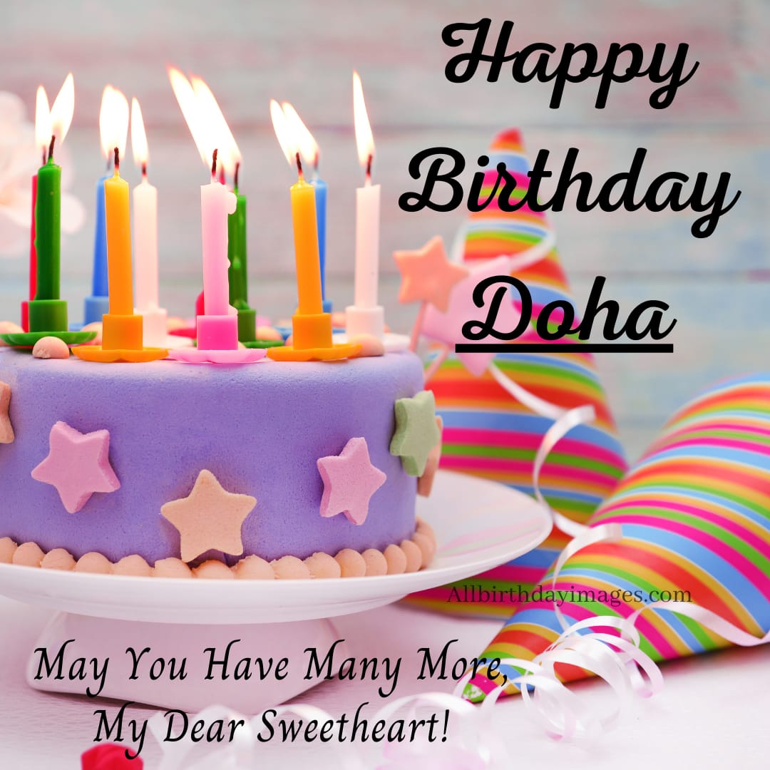 Happy Birthday Doha Cake Images