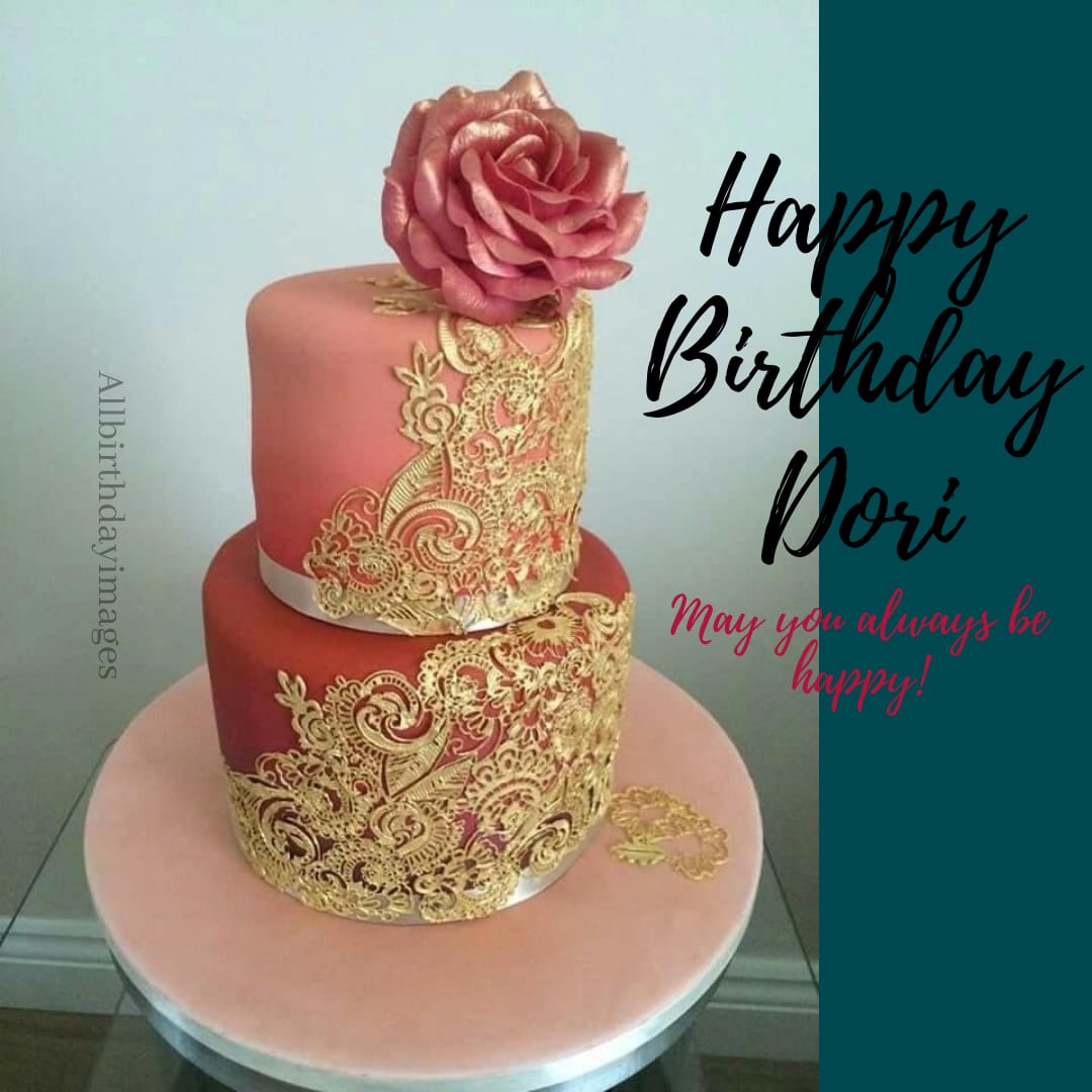 Happy Birthday Cake for Dori