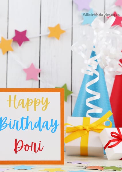 Happy Birthday Dori Cards