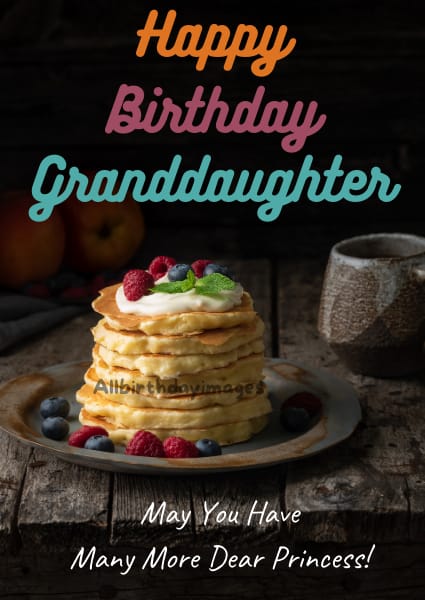 Happy Birthday Granddaughter Cards