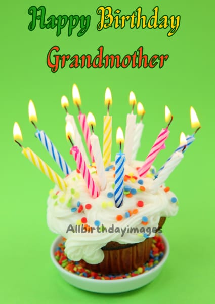 Happy Birthday Grandmother Cards