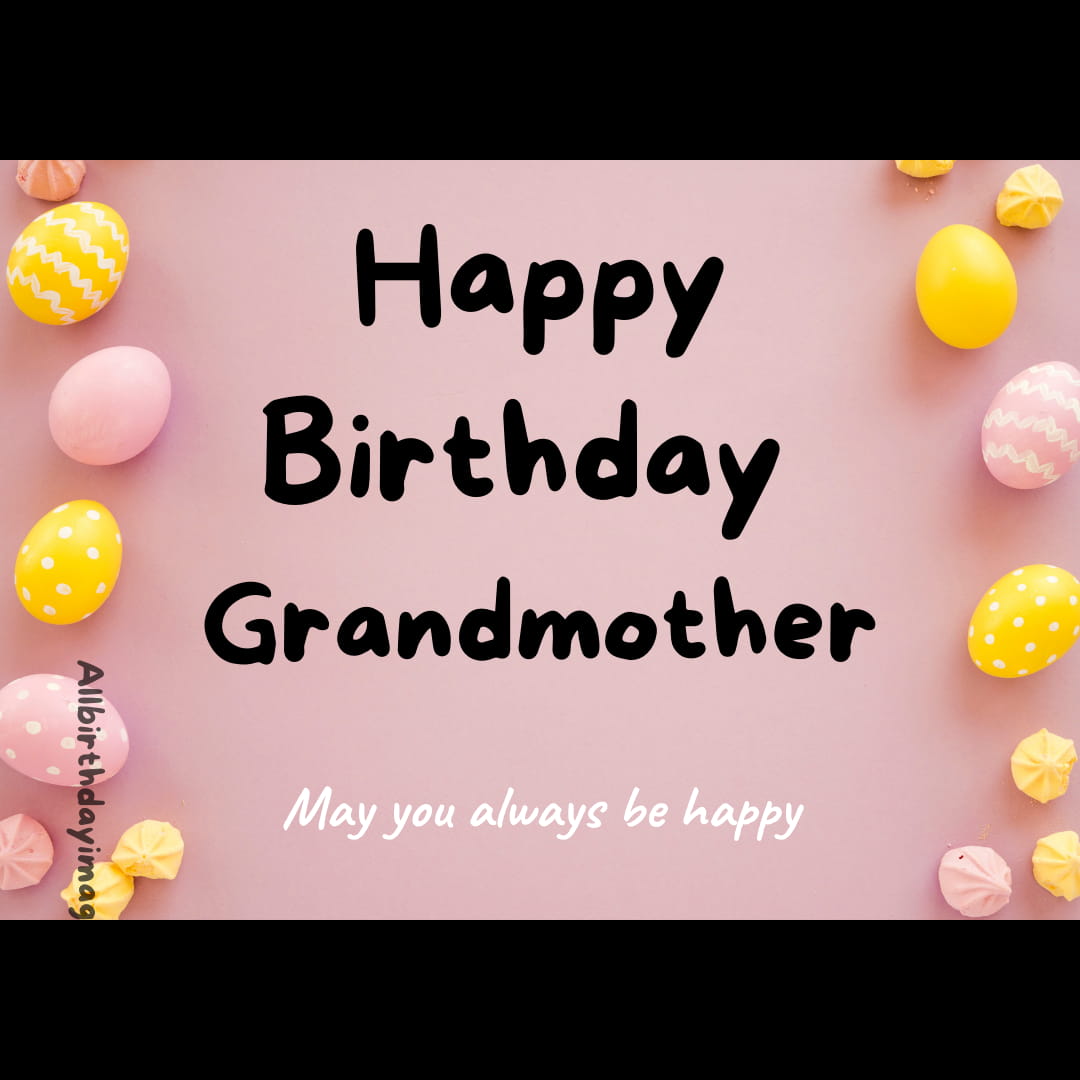 Happy Birthday Grandmother Images