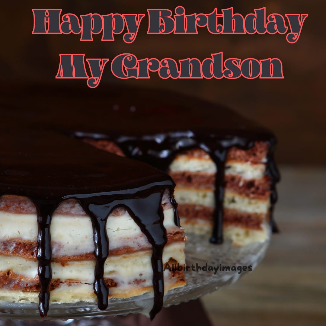 Happy Birthday Cake for Grandson