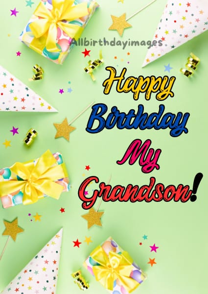 Happy Birthday Grandson Cards