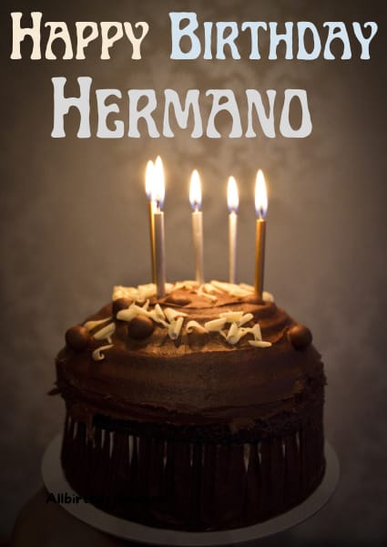 Happy Birthday Hermano Cards