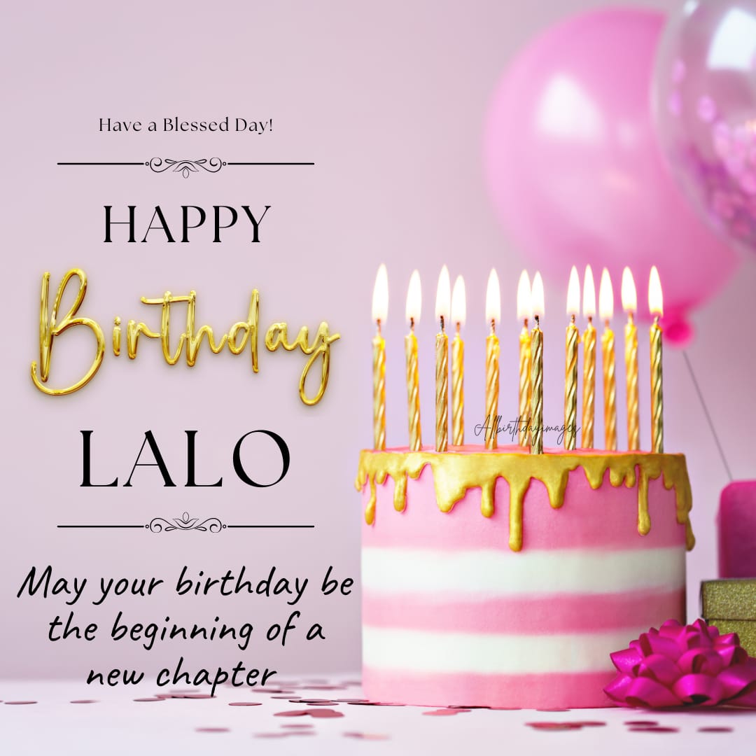 Happy Birthday Lalo Cake