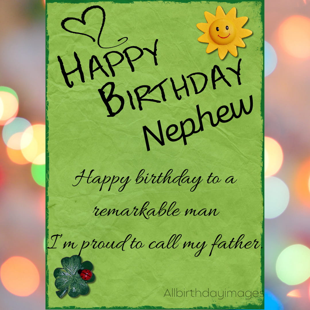Happy Birthday Wishes for Nephew