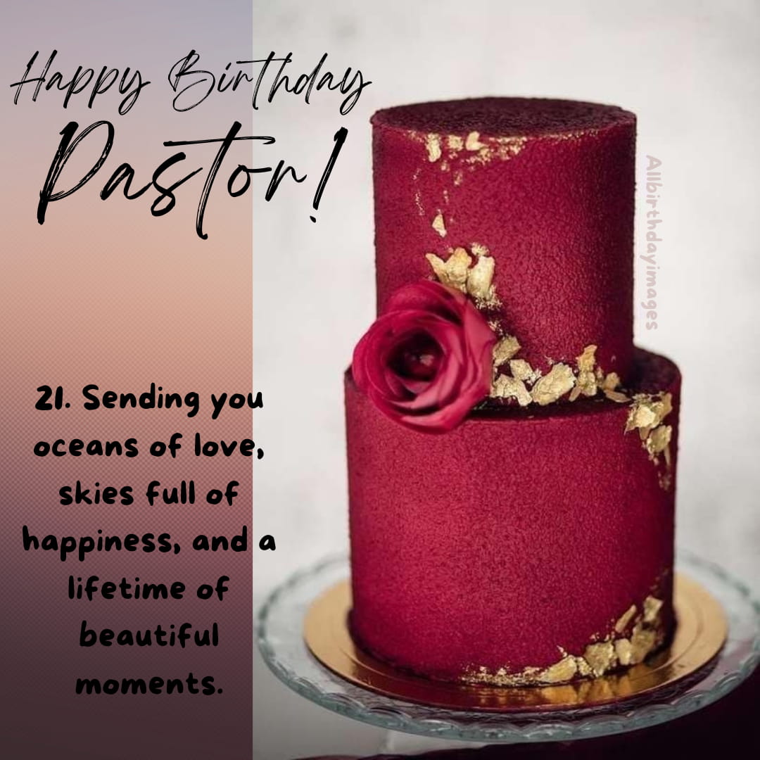 Happy Birthday Cakes for Pastor