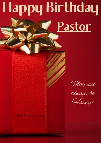 Happy Birthday Cards for Pastor