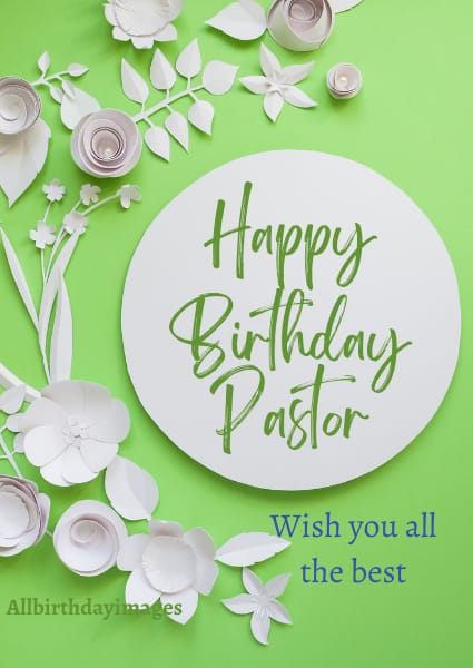 Happy Birthday Cards for Pastor