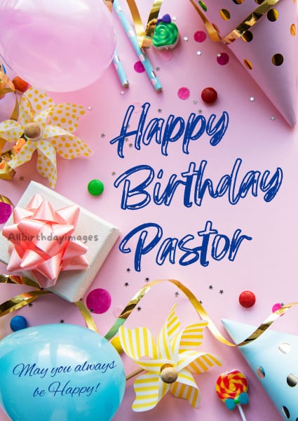 Happy Birthday Pastor Cards