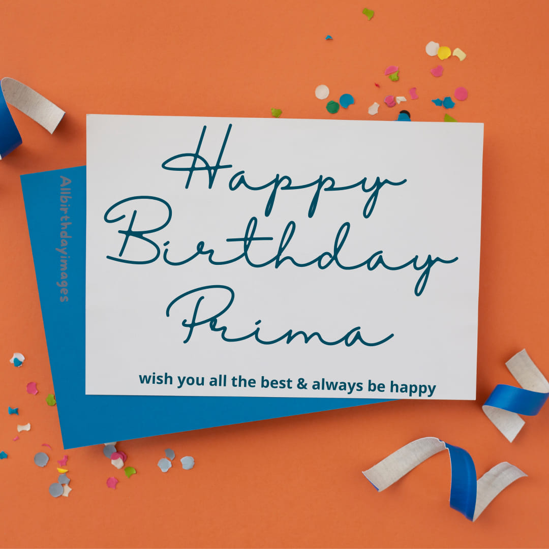 Happy Birthday Images for Prima