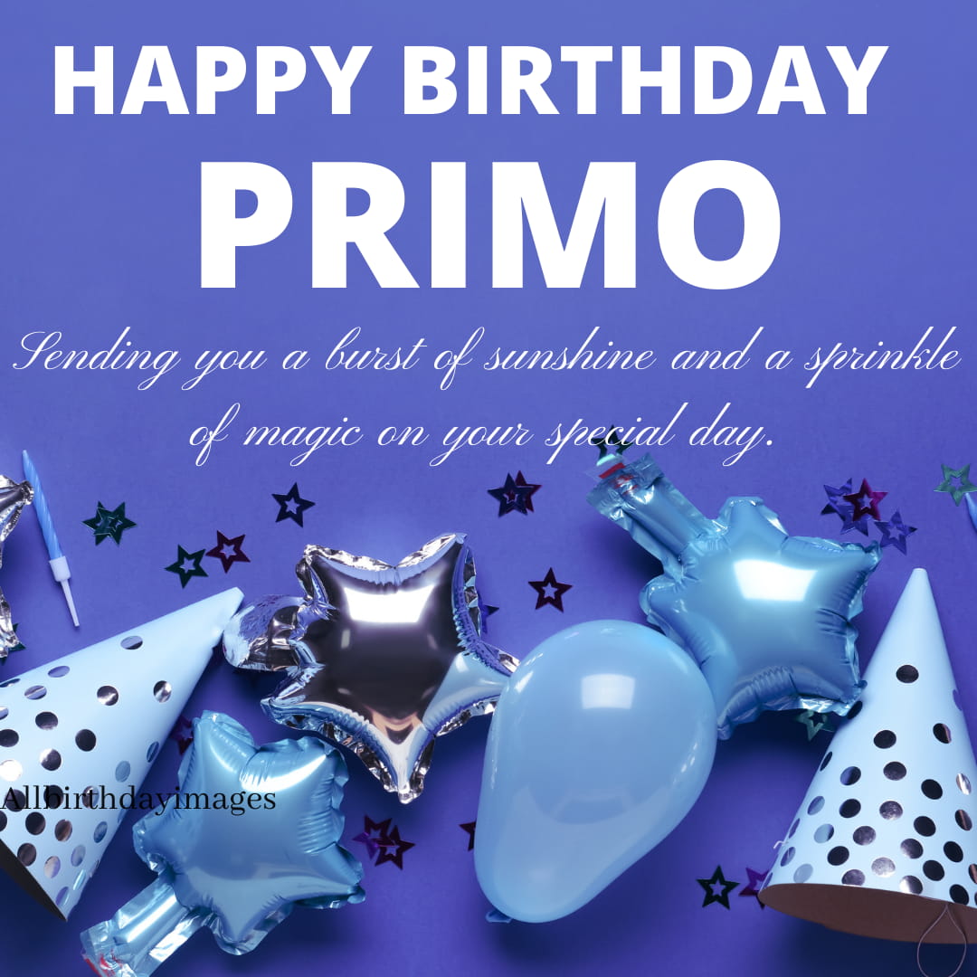 Happy Birthday Wishes for Primo