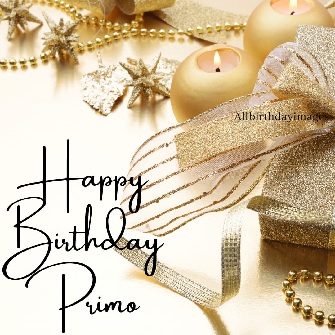 Happy Birthday Images for Primo
