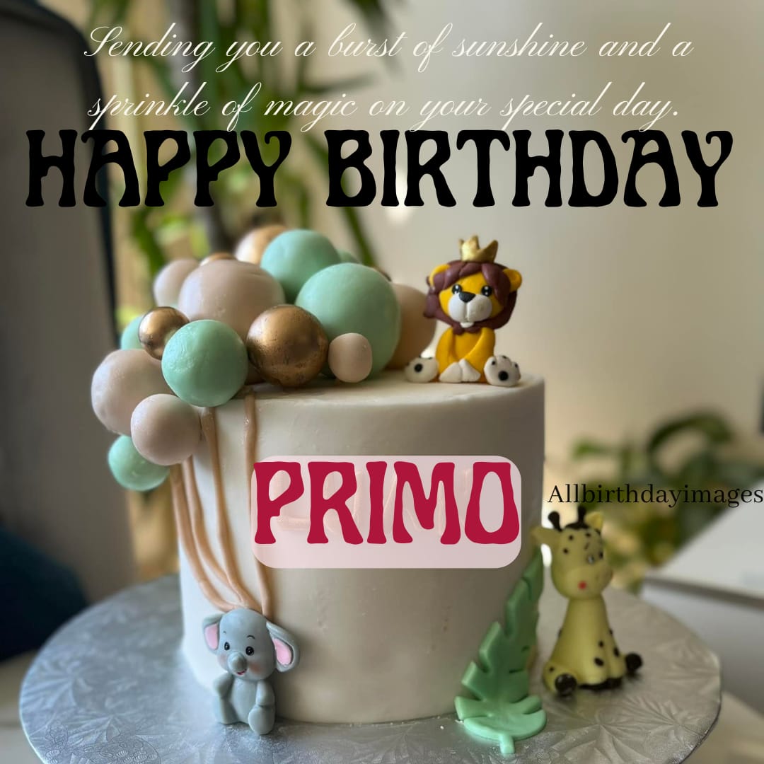 Happy Birthday Cakes for Primo