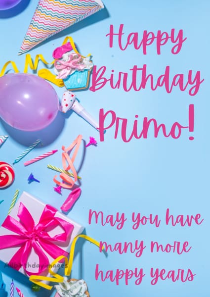 Happy Birthday Cards for Primo