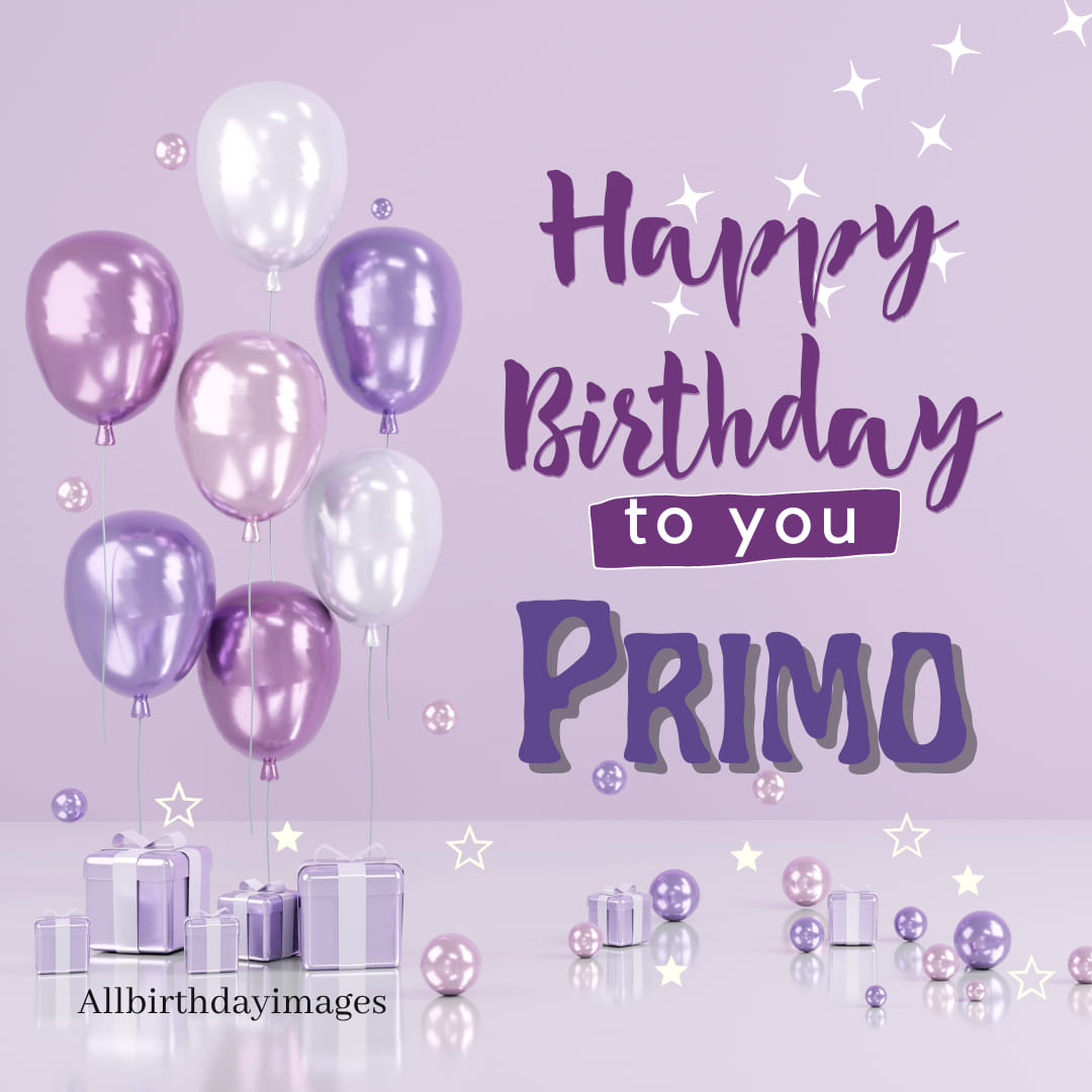 Happy Birthday Primo Images