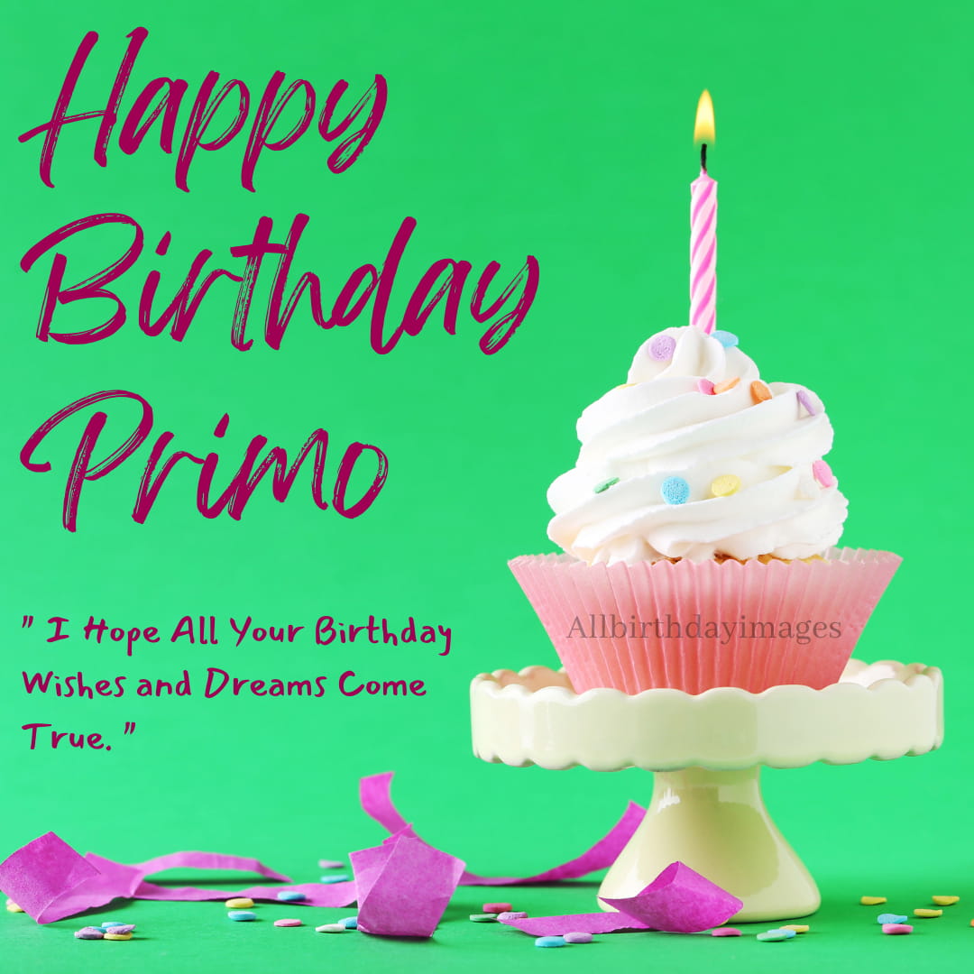 Happy Birthday Wishes for Primo