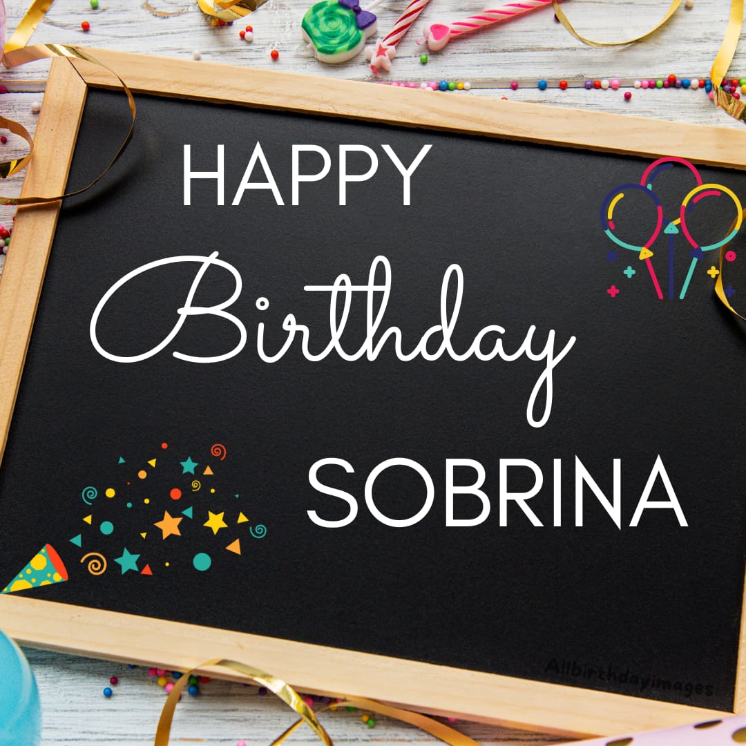 Happy Birthday Sobrina Images