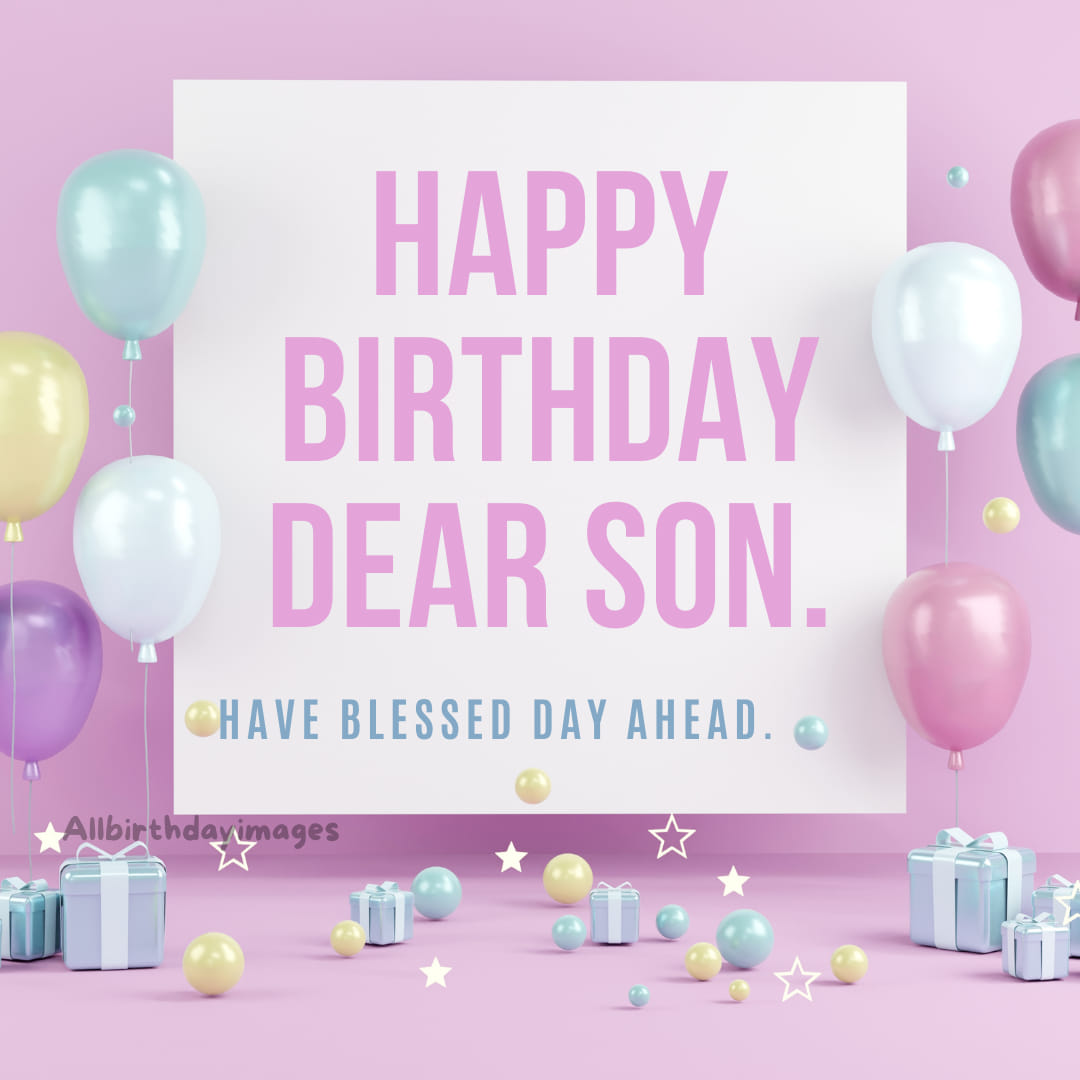 Happy Birthday Son Images
