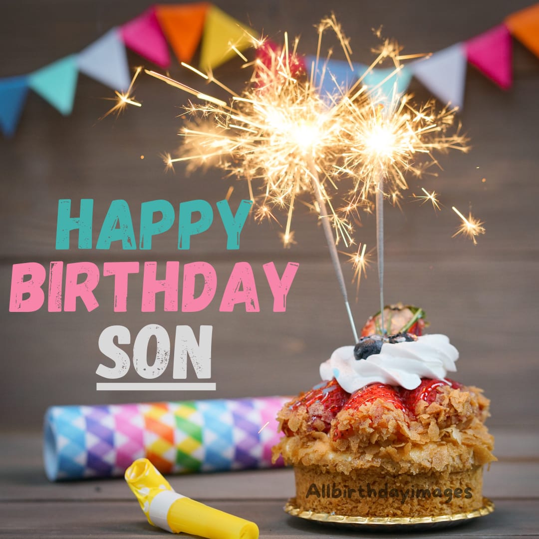 Happy Birthday Cake for Son