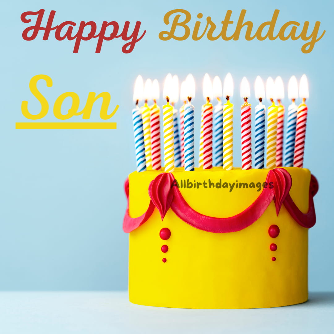 Happy Birthday Son Cake