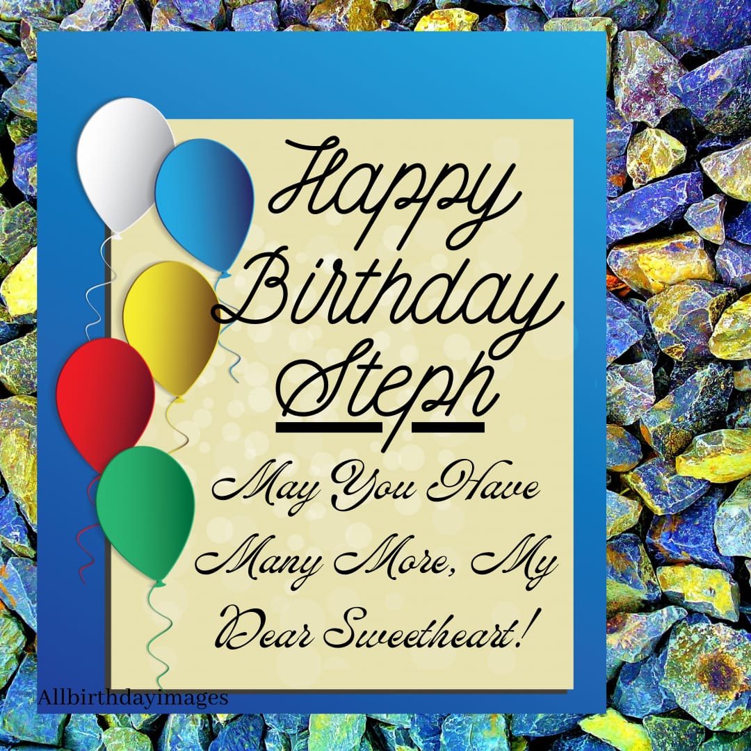 Happy Birthday Wishes for Steph