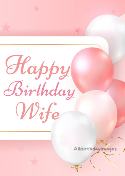 Happy Birthday Cards for Wife