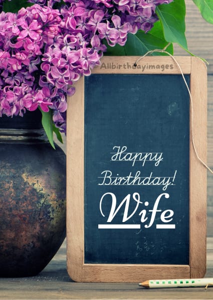 Happy Birthday Cards for Wife