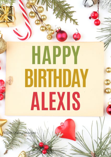 Happy Birthday Cards for Alexis
