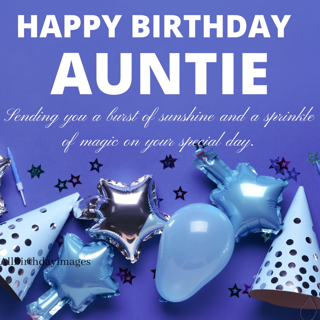 Happy Birthday Wishes for Auntie