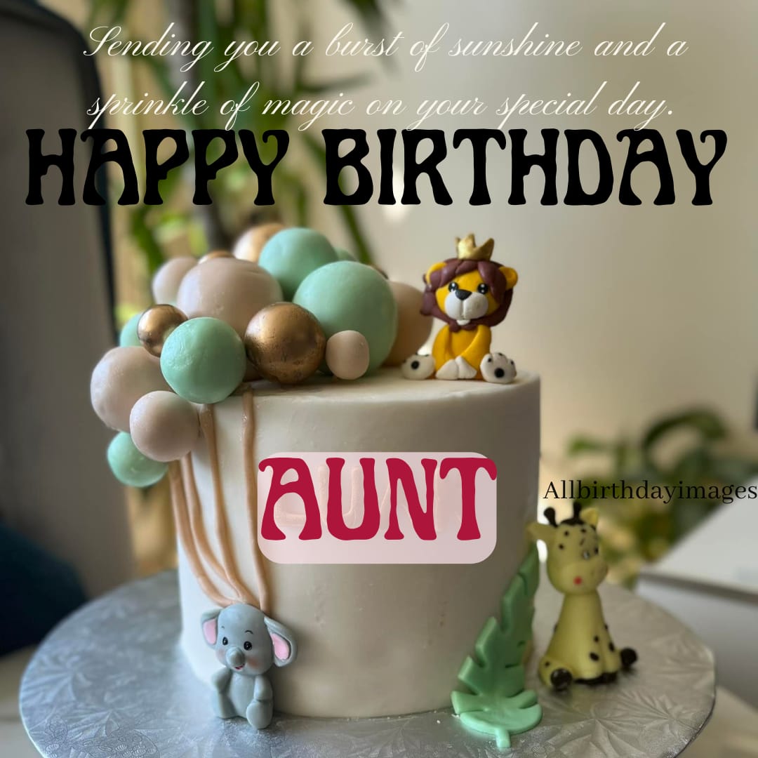 Happy Birthday Auntie Cake